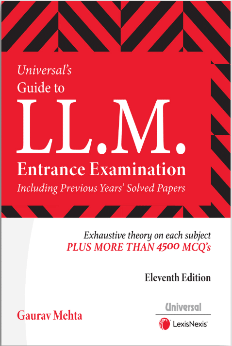 Universal's Guide to LL.M. Entrance Examination book cover by Gaurav Mehta